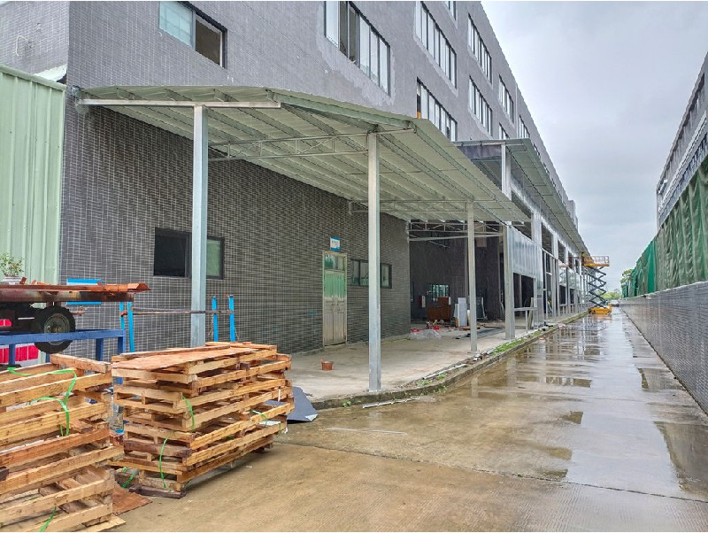 廣東嘉騰機器人加建鋼結(jié)構(gòu)倉庫